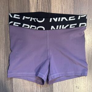 Nike Women's Athletic Shorts in Purple